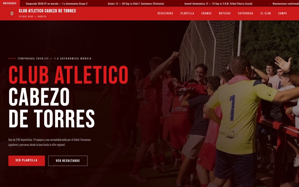 Web de Atlético Cabezo de Torres